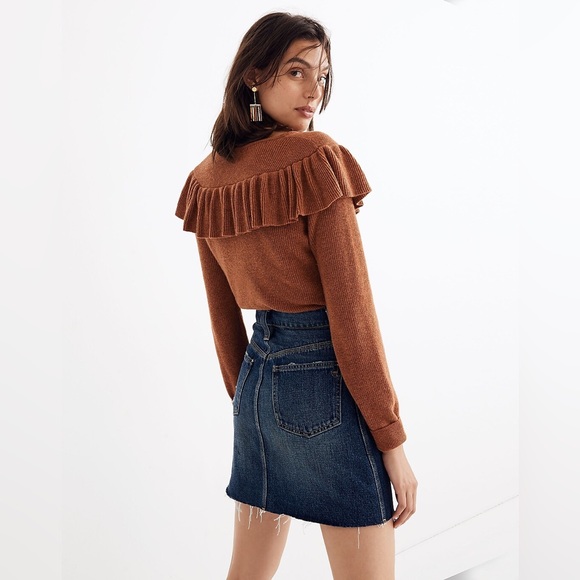 Madewell Reworked Rigid Straight denim skirt - Picture 2 of 8